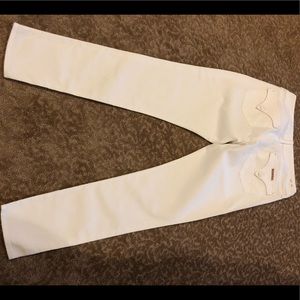 Hudson White Jeans size 30